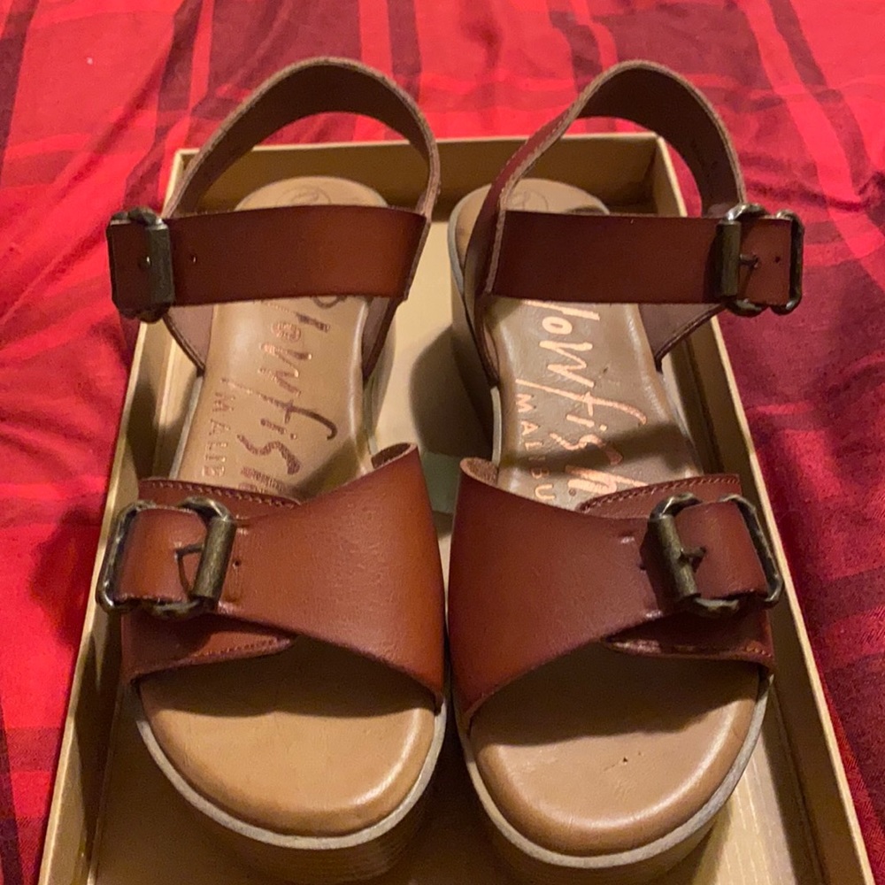 Blowfish sandal wedge